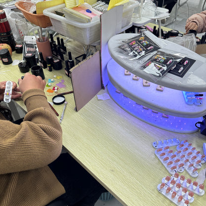 TikTok Viral Punk Nails: Industrial Metal Press-Ons for Edgy Students